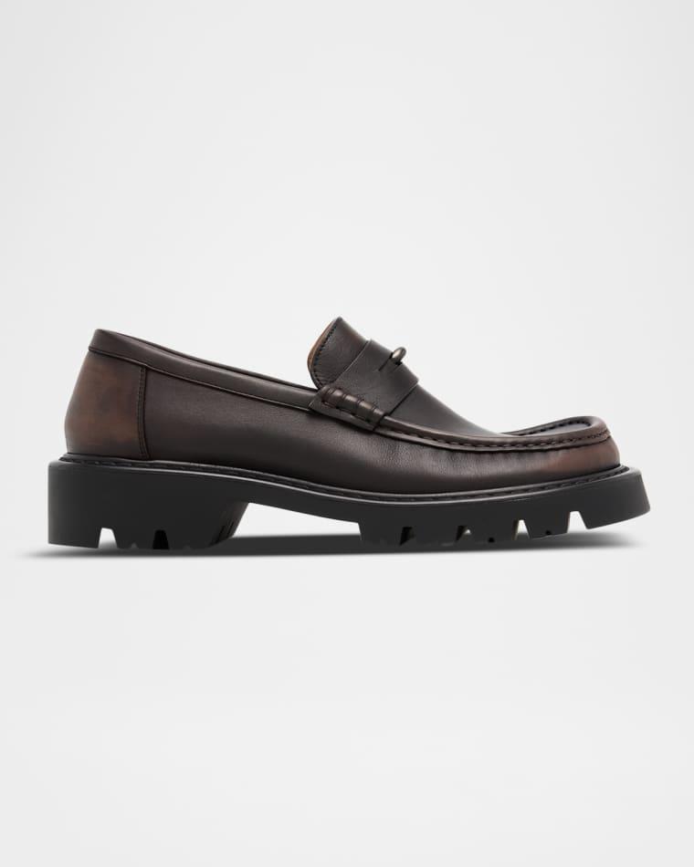 Men's Sierra Leather Loafers by LOEWE