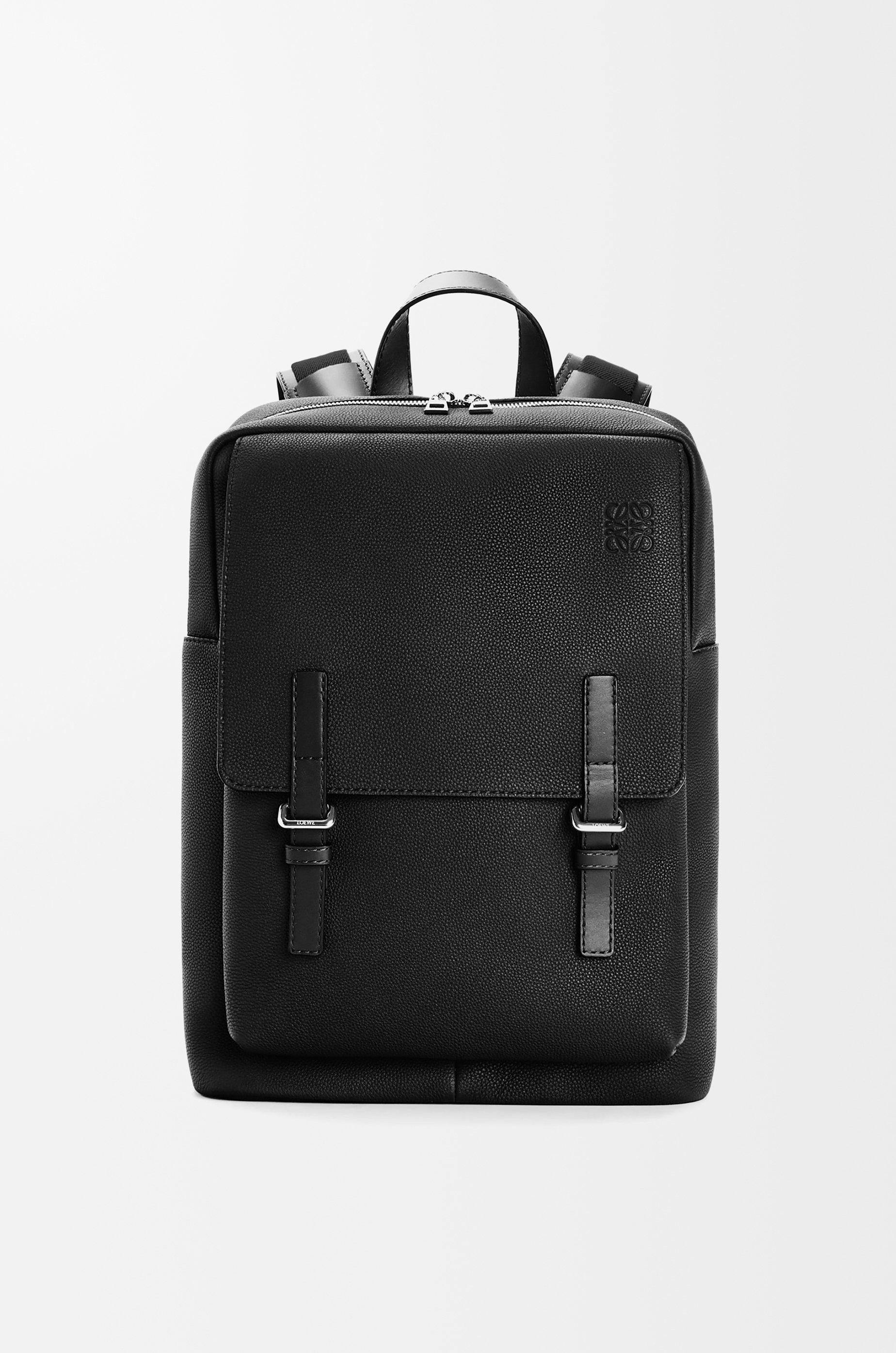 Military backpack in soft grained calfskin by LOEWE