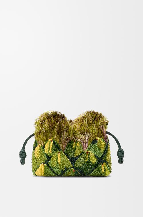 Mini Flamenco clutch beaded by LOEWE