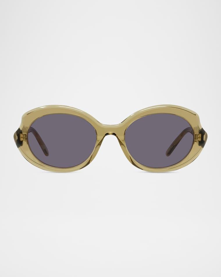 Mini Oval Slim Sunglasses by LOEWE