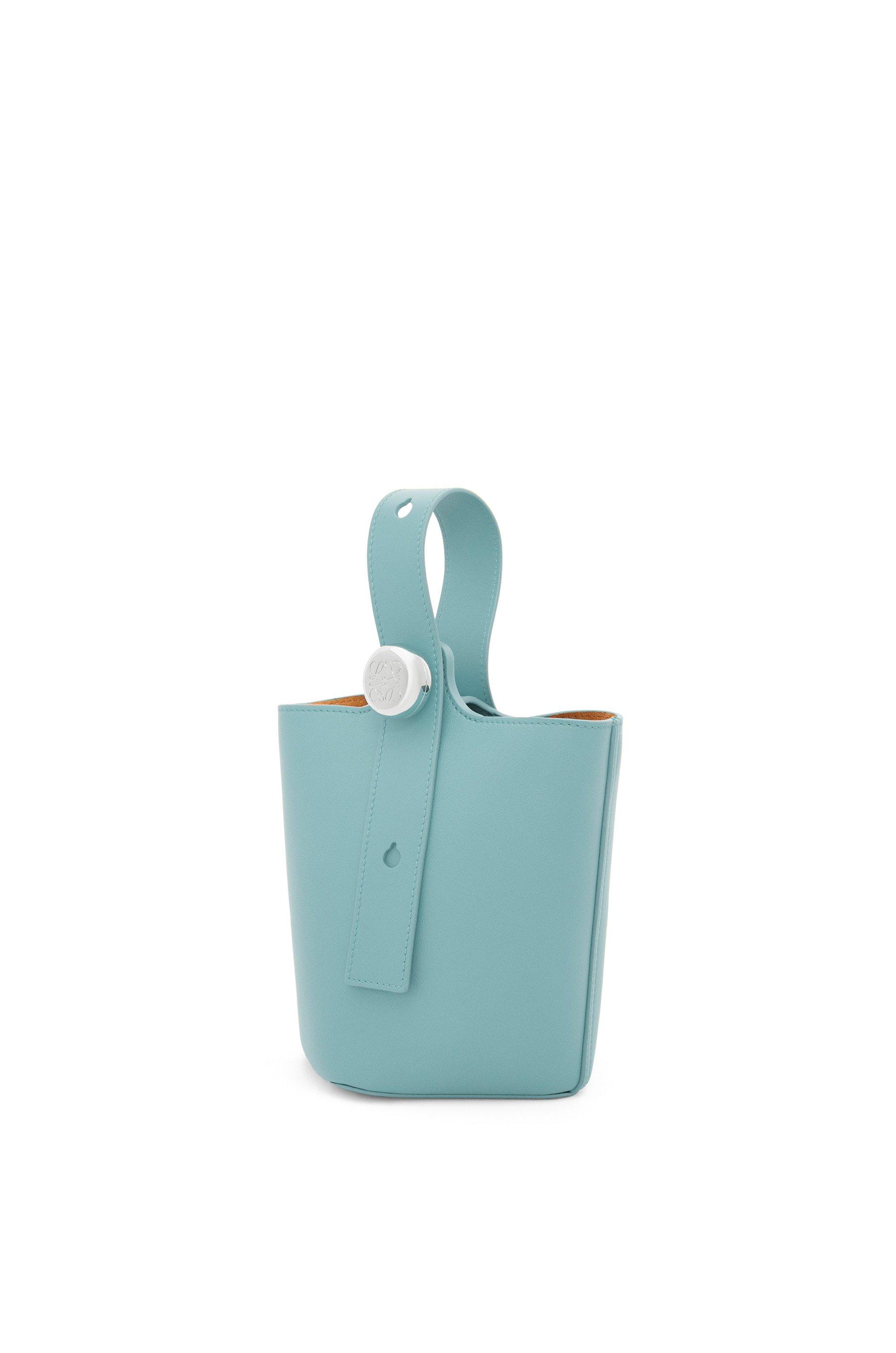 Mini Pebble bucket in mellow calfskin by LOEWE