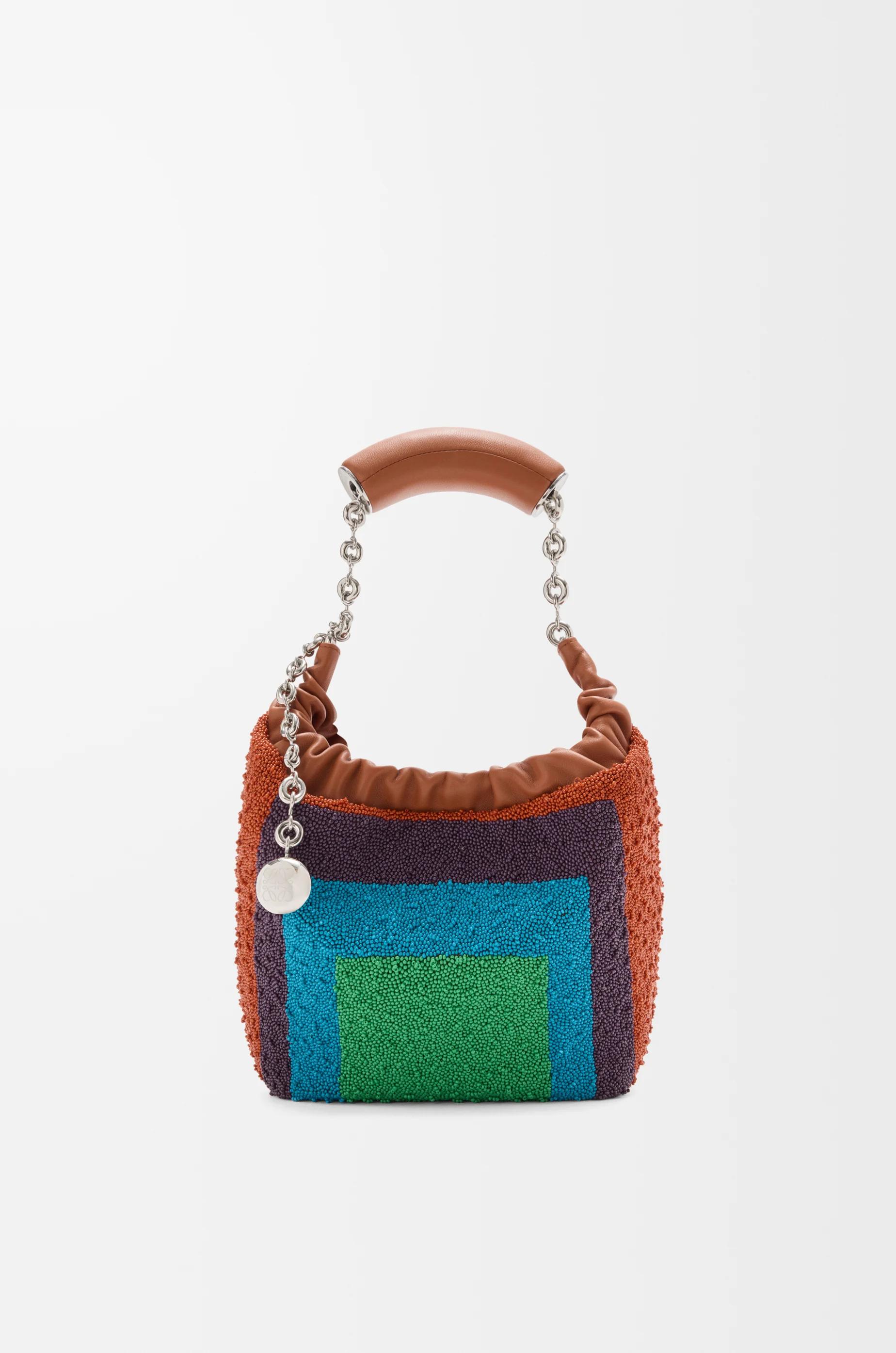 Mini Squeeze bag in beaded leather by LOEWE