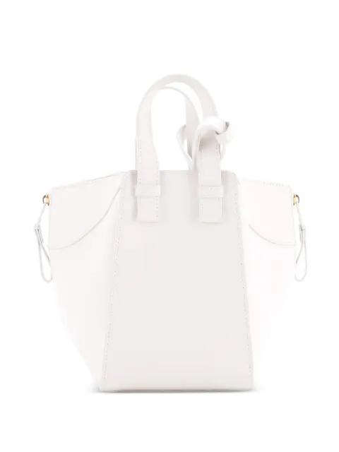 Monochrome Hammock Bag Leather Compact crossbody bag by LOEWE 