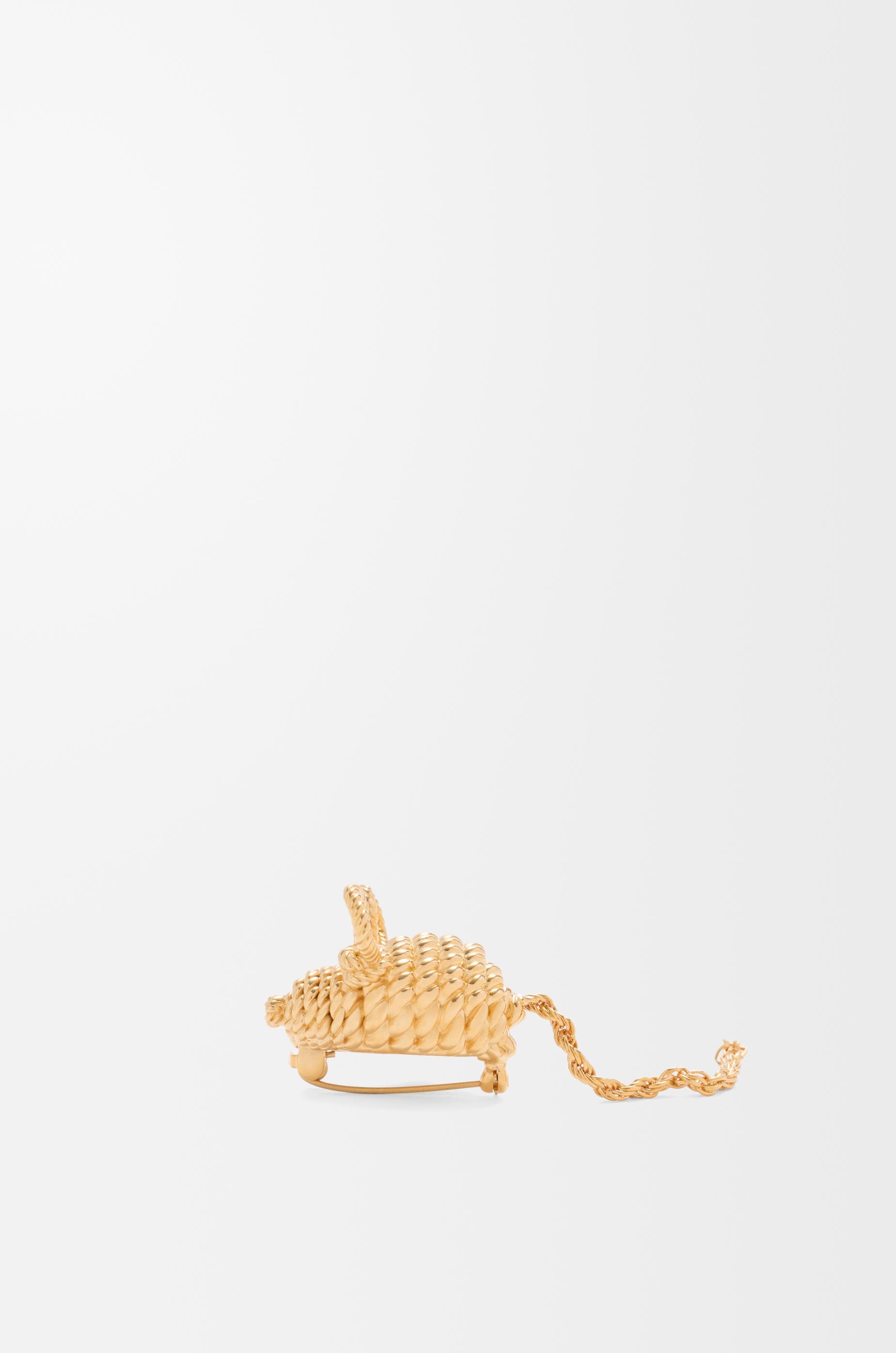 Mouse brooch by LOEWE