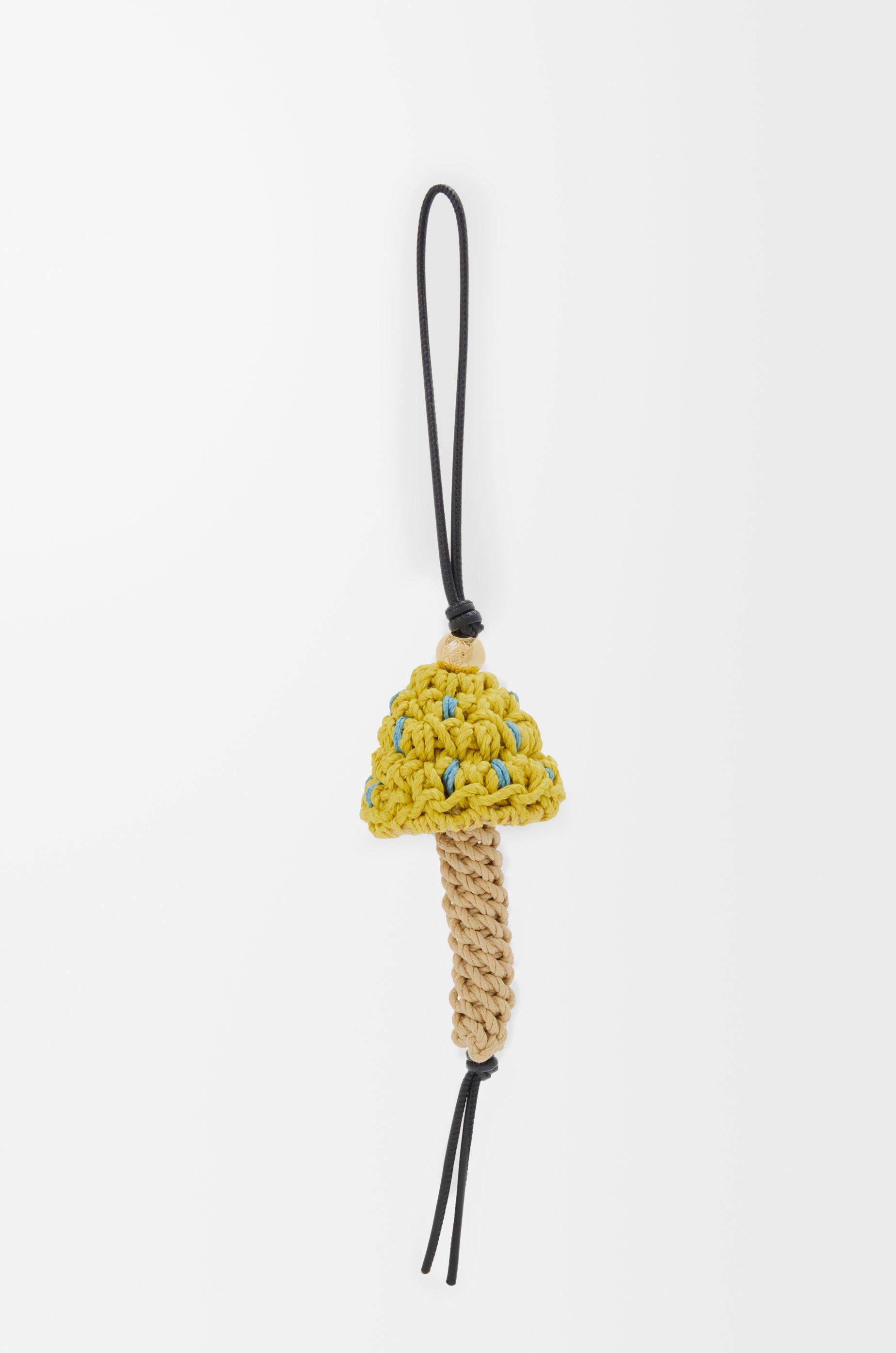 Mushroom charm in cord by LOEWE