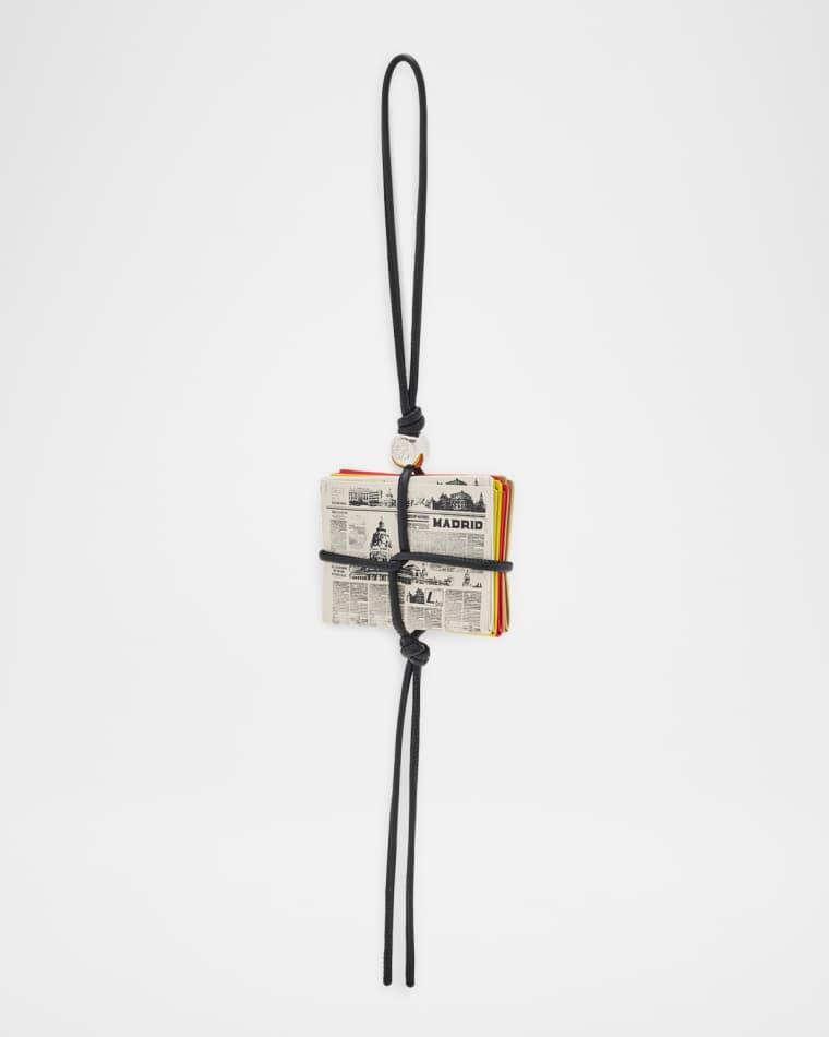 Newspaper Bag Charm by LOEWE