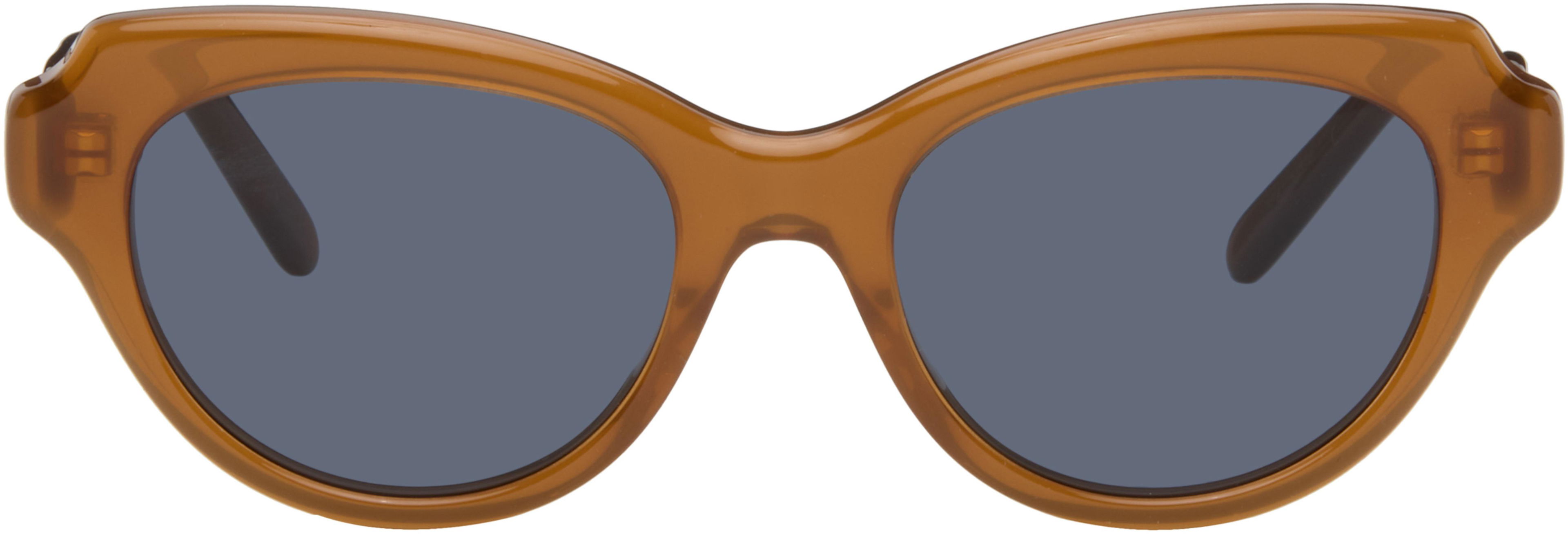 Orange Swan Slim Sunglasses by LOEWE