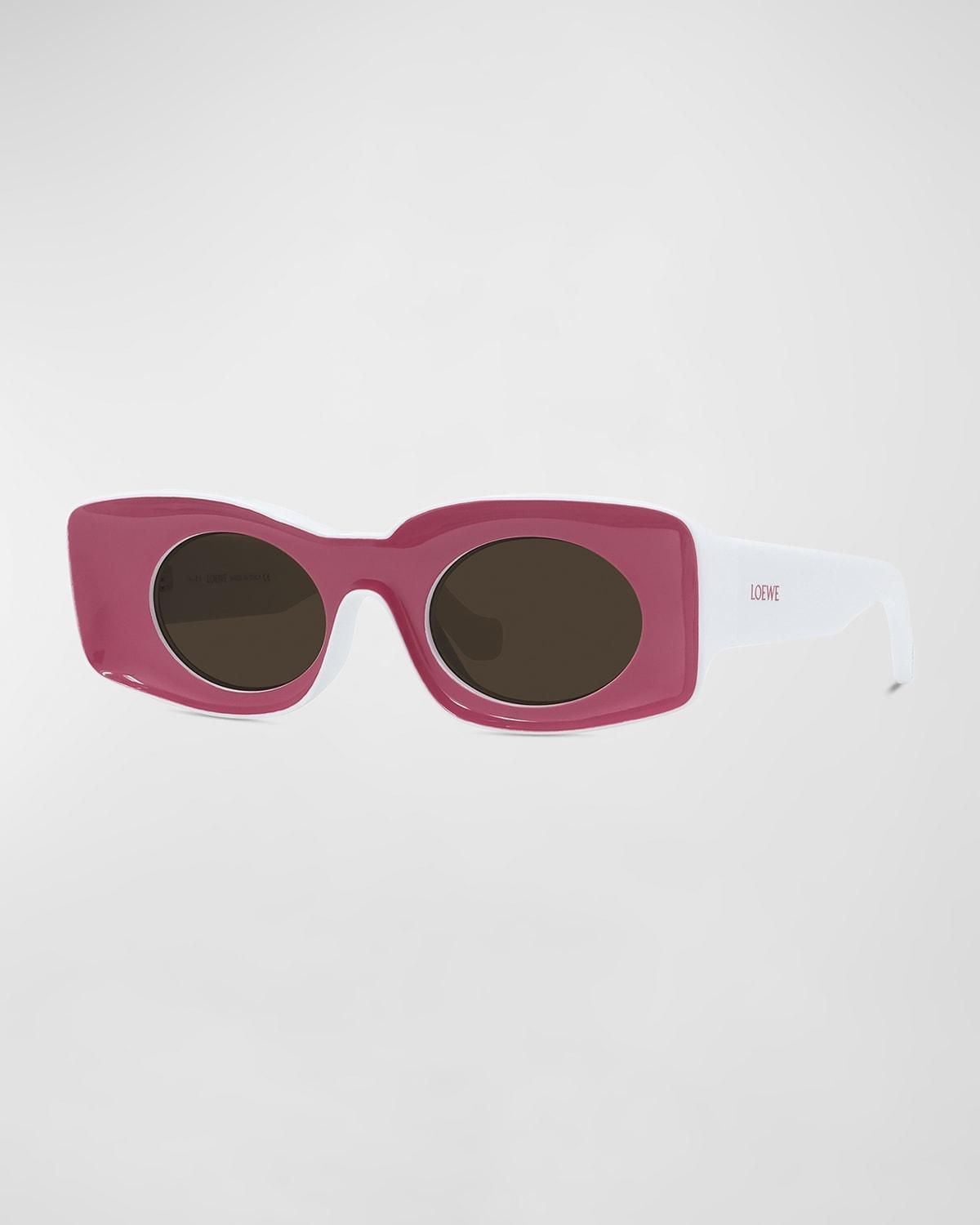 Oval Injection Plastic Sunglasses by LOEWE