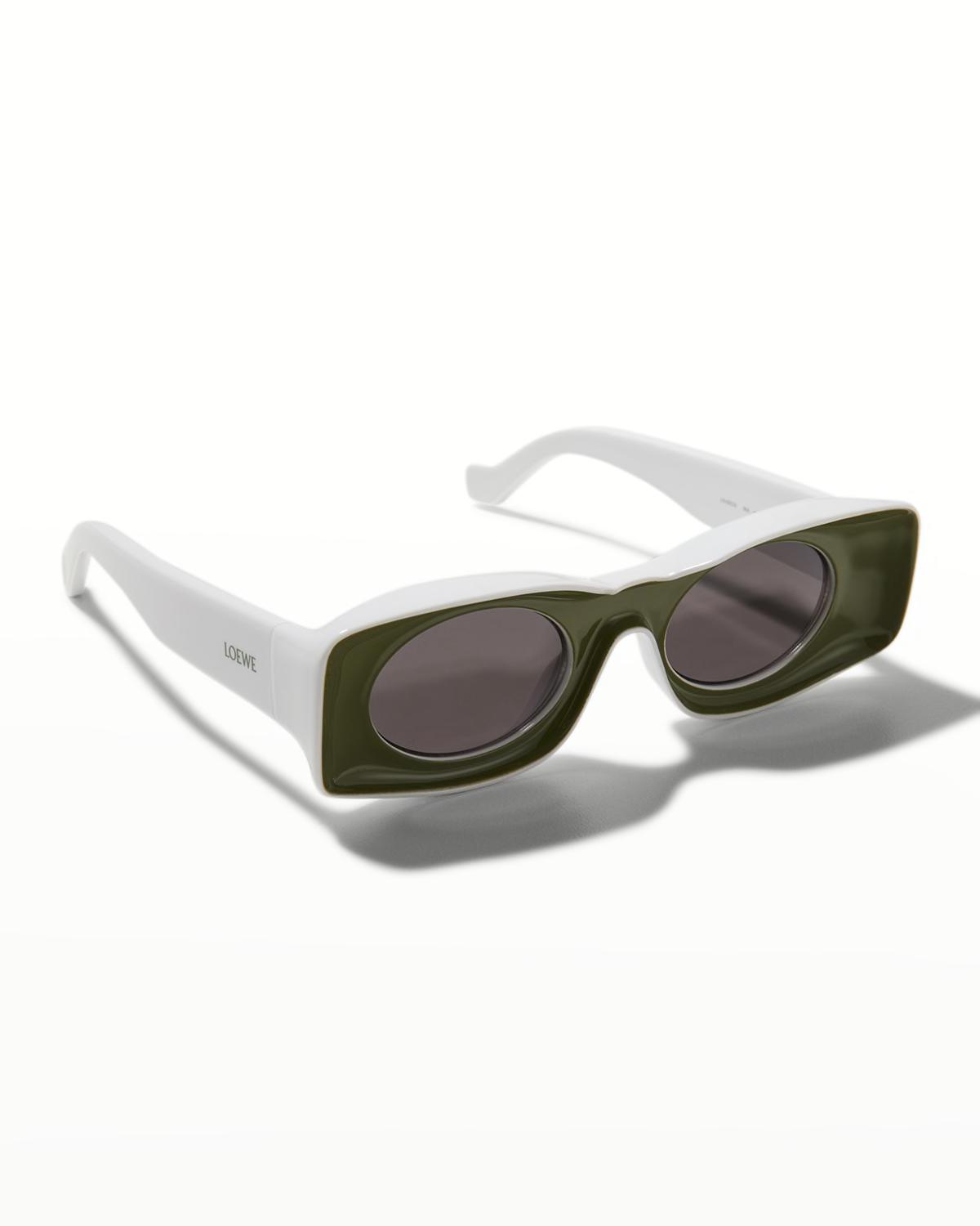 Oval Injection Plastic Sunglasses by LOEWE