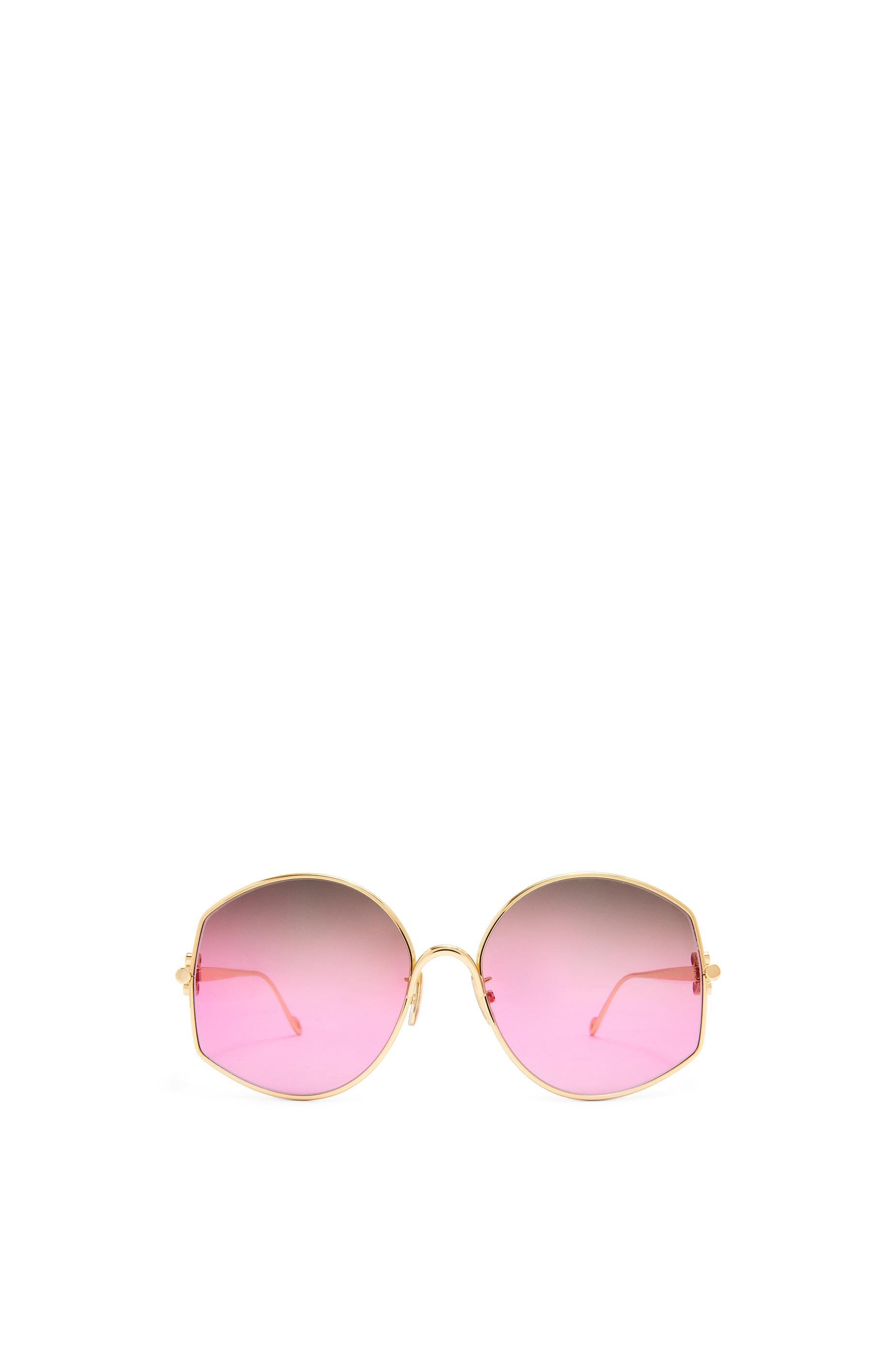 Oversize sunglasses in metal by LOEWE