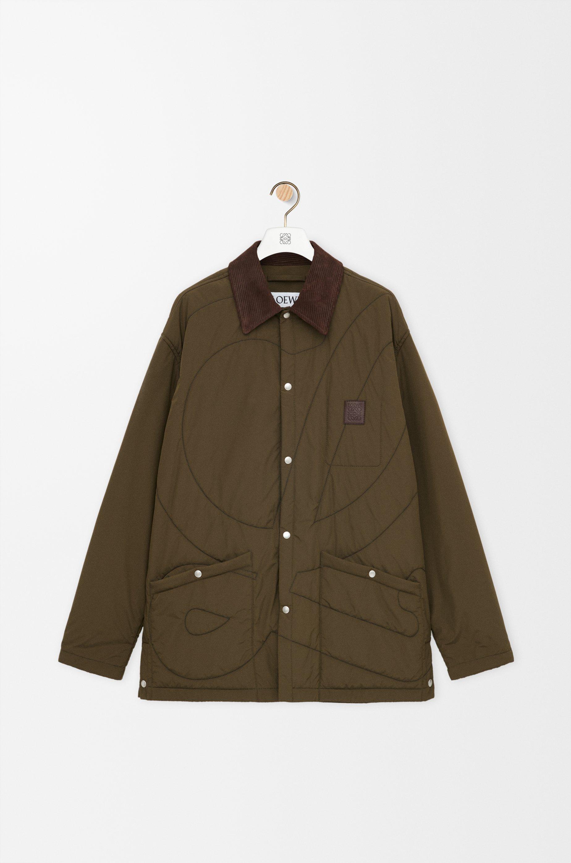 Padded overshirt in technical shell by LOEWE