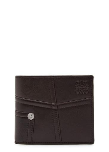 Panta anagram leather bifold wallet by LOEWE