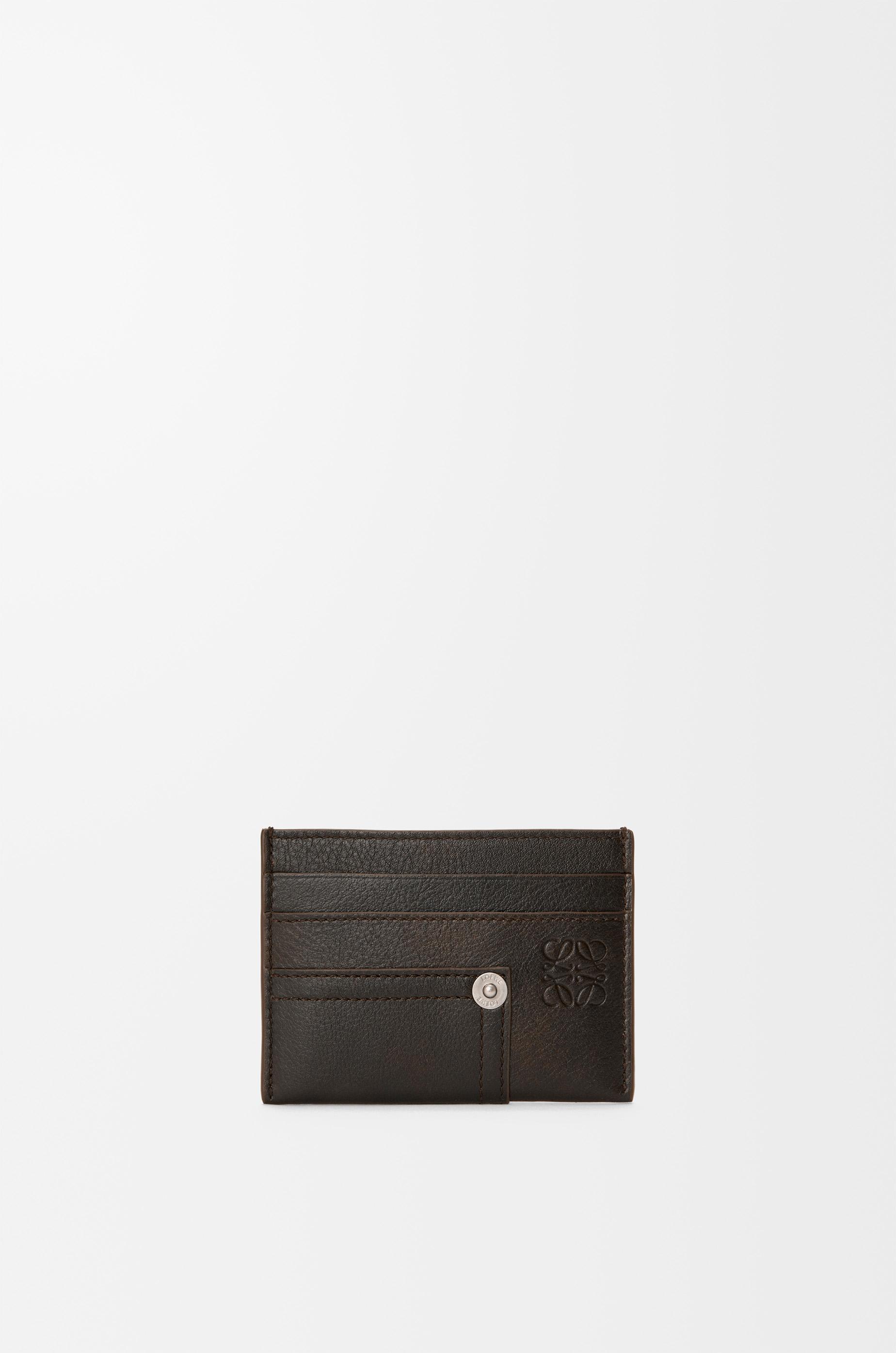 Panta plain cardholder in shiny calfskin by LOEWE