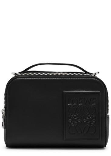 Patch leather camera bag by LOEWE