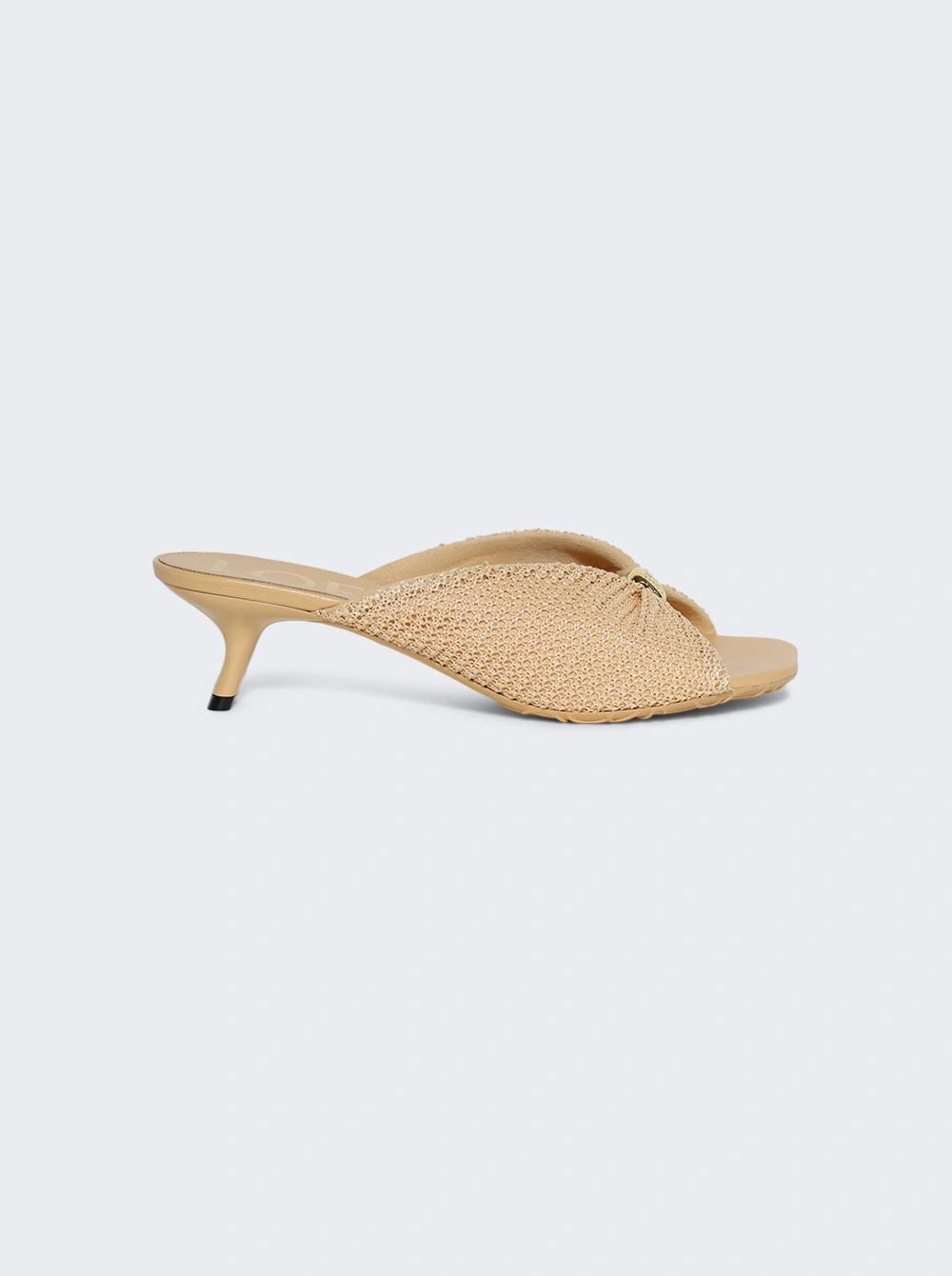 Paula's Ibiza Pebble Soft Slide Natural  | The Webster by LOEWE