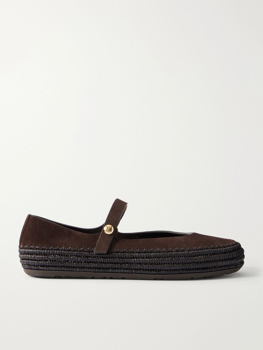 + Paula's Ibiza Rio suede Mary Jane espadrilles by LOEWE