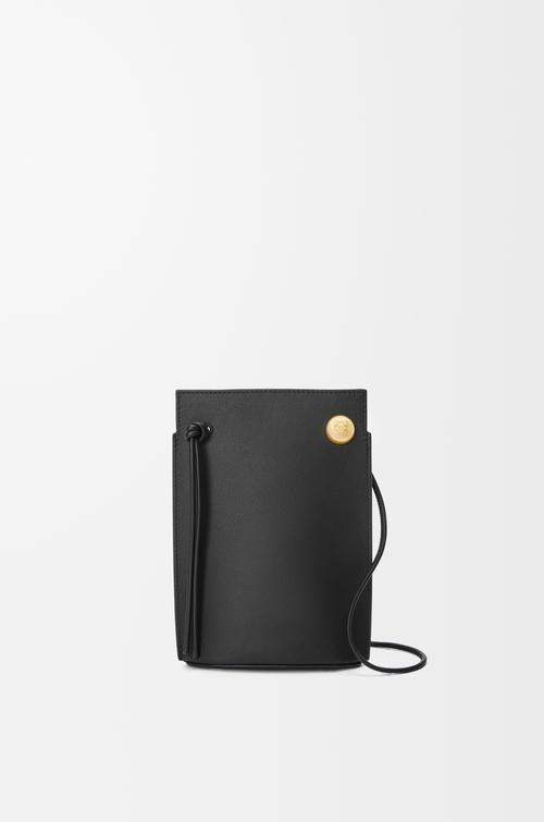 Pebble Dice pocket in classic calfskin by LOEWE