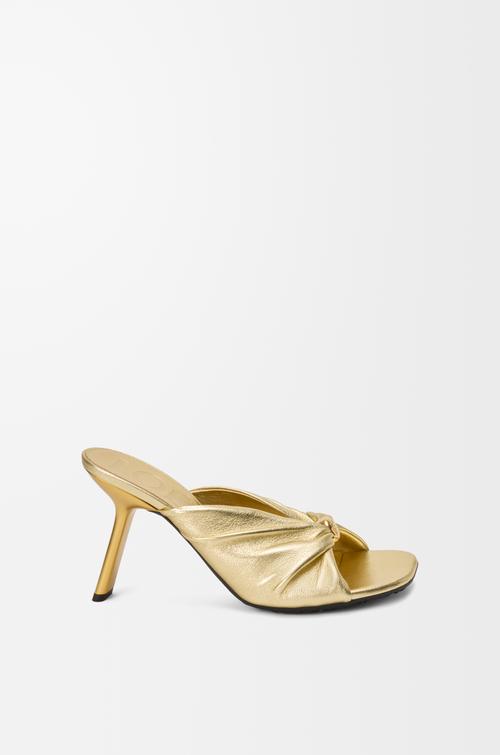 Pebble Soft slide in laminated lambskin by LOEWE