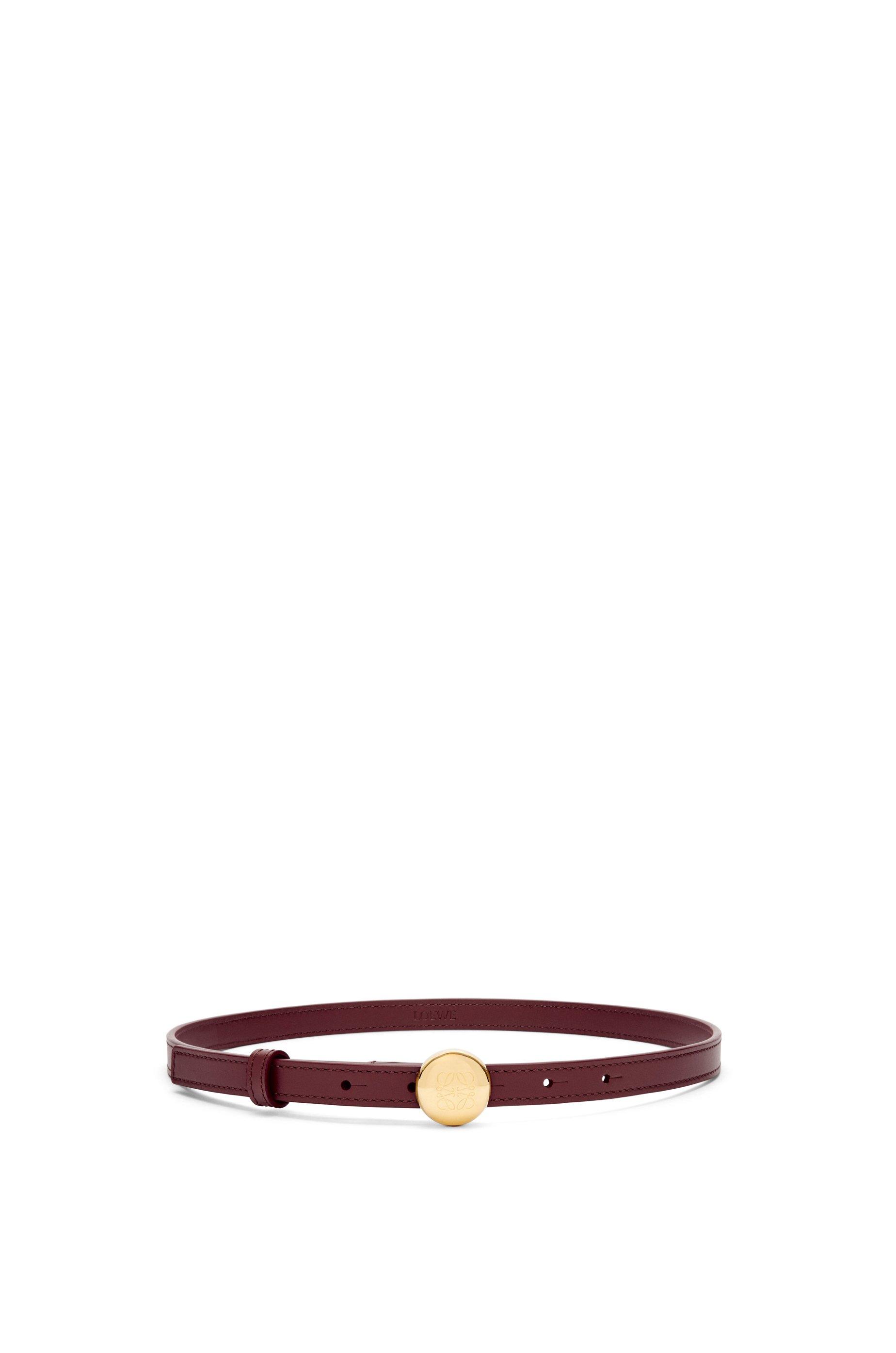Pebble belt in smooth calfskin by LOEWE