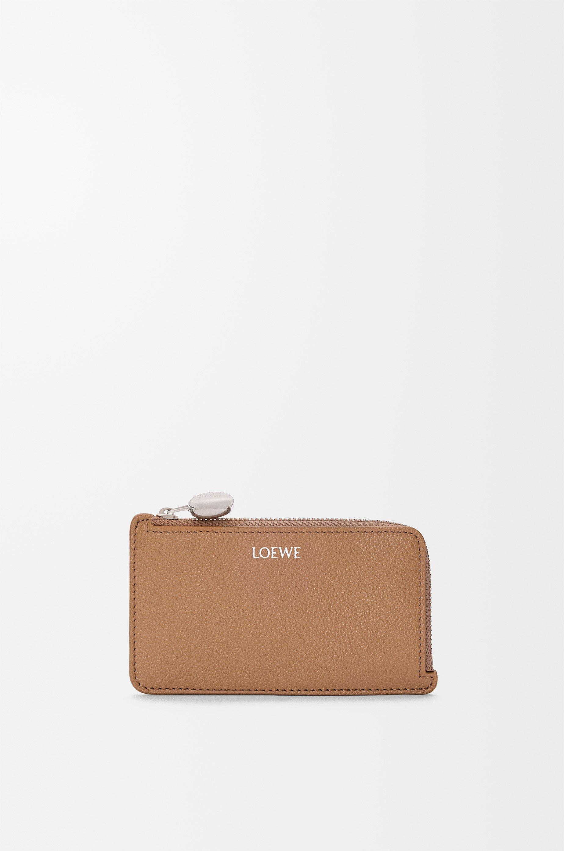 Pebble coin cardholder in pebble grained calfskin by LOEWE