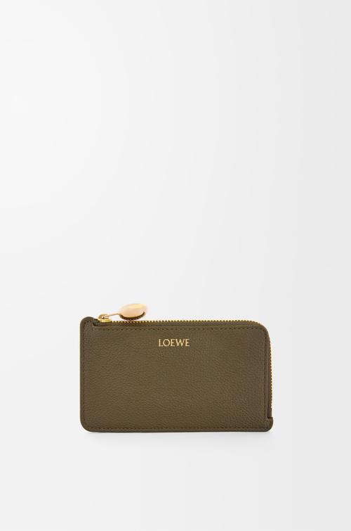 Pebble coin cardholder in pebble grained calfskin by LOEWE