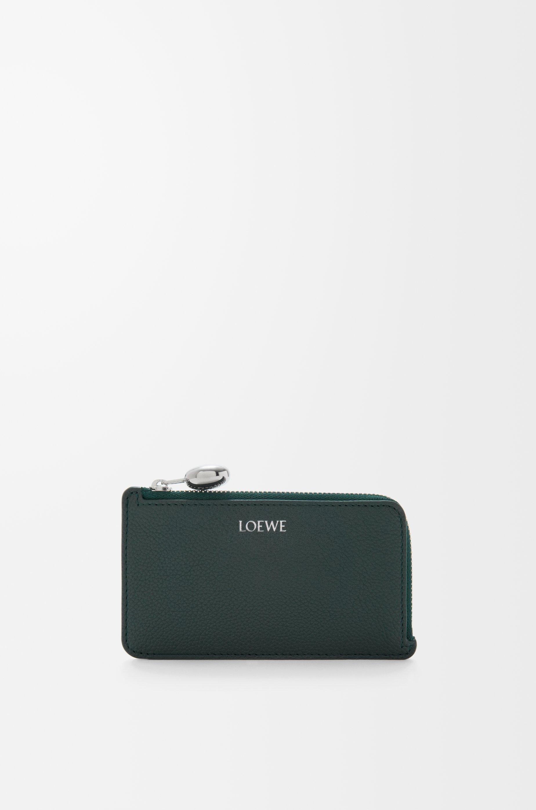 Pebble coin cardholder in pebble grained calfskin by LOEWE