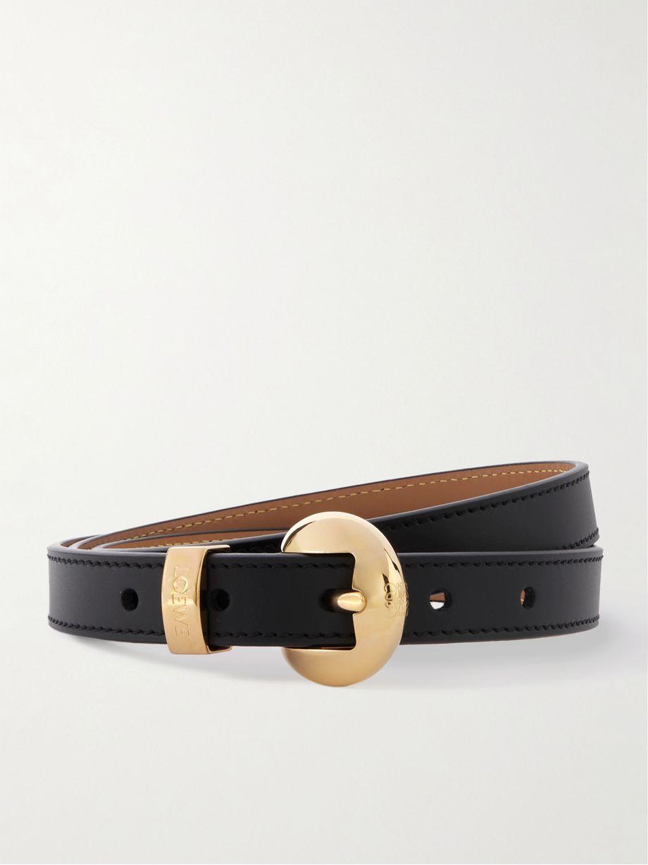 Pebble leather belt by LOEWE