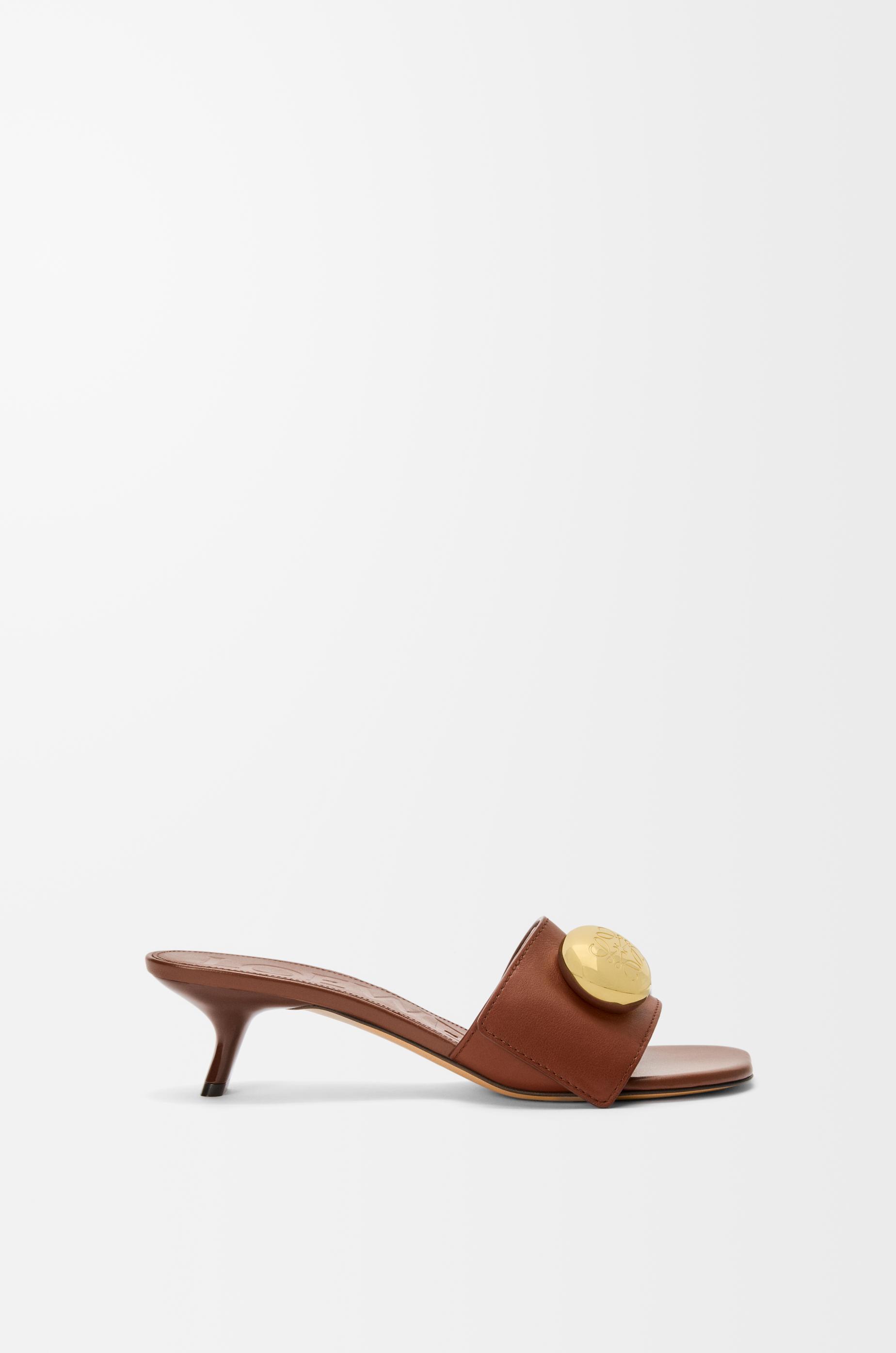 Pebble slide in soft calfskin by LOEWE