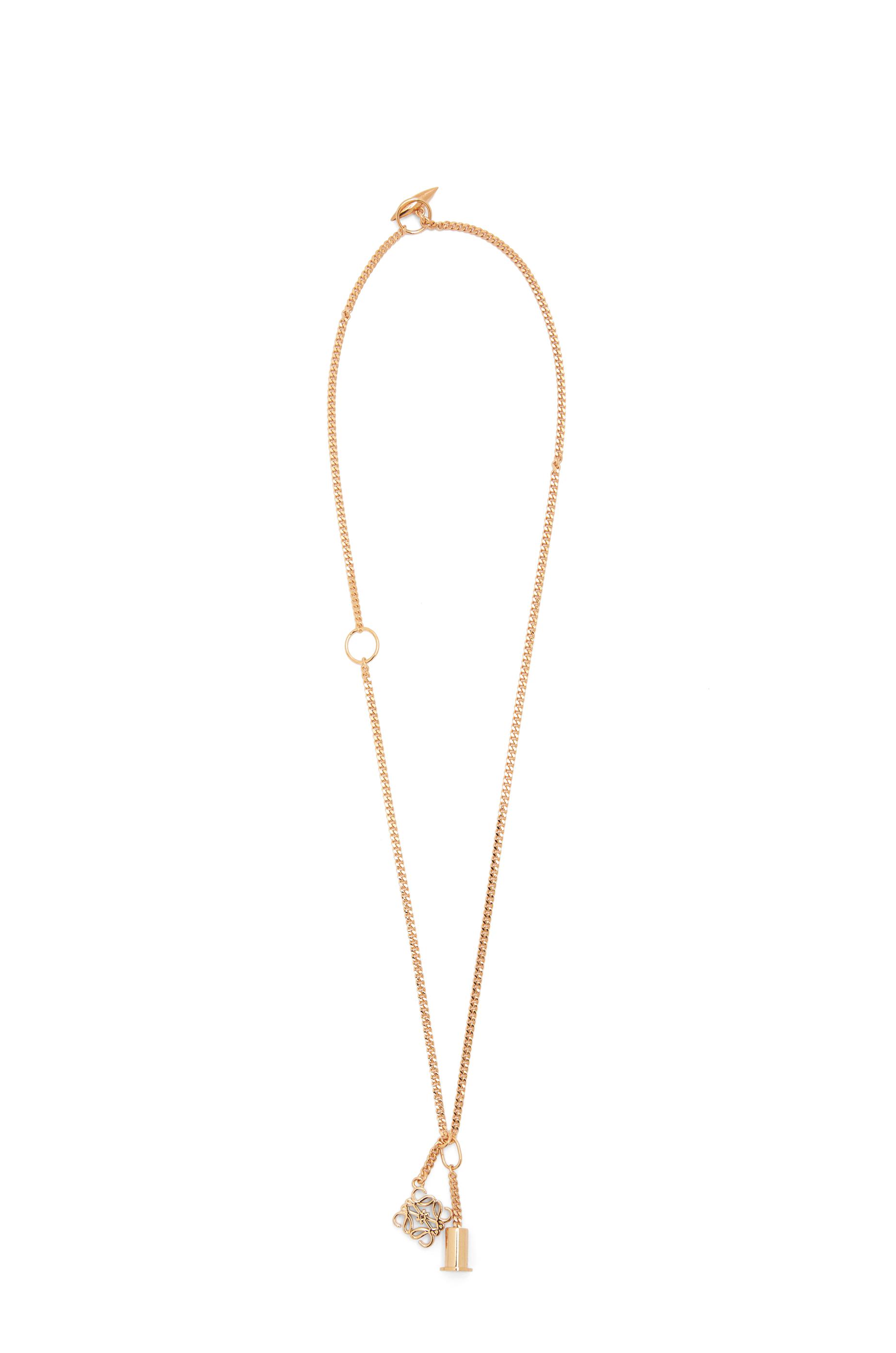 Personalisation necklace in metal by LOEWE