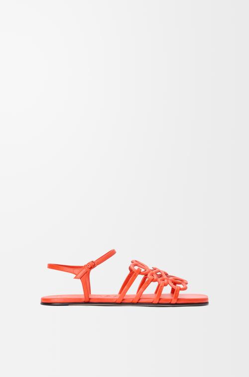 Petal Anagram sandal in calfskin by LOEWE