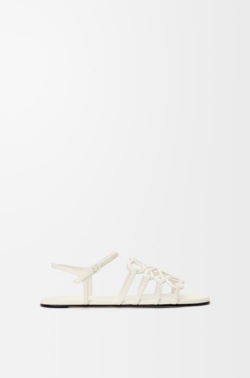 Petal Anagram sandal in calfskin by LOEWE