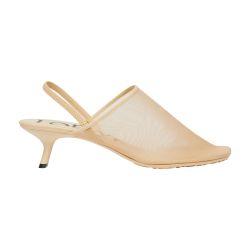 Petal mesh sling-back mule 45 by LOEWE