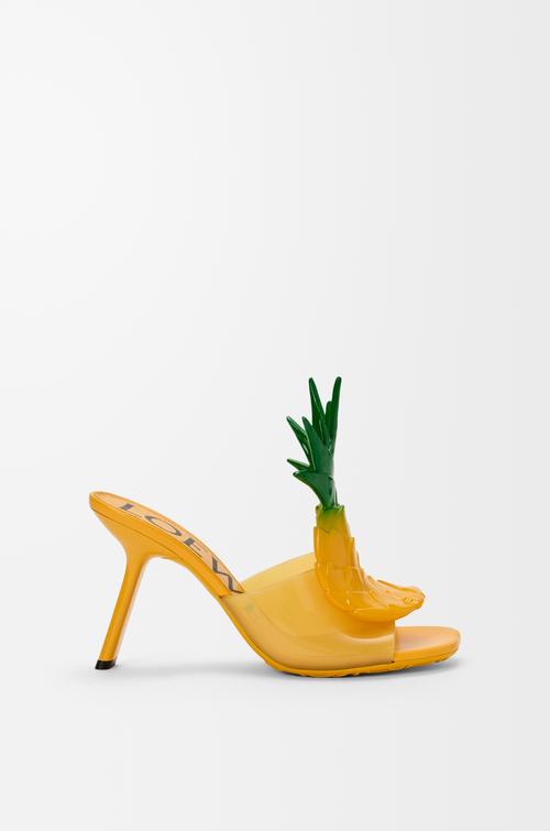Petal pineapple sandal in PVC by LOEWE