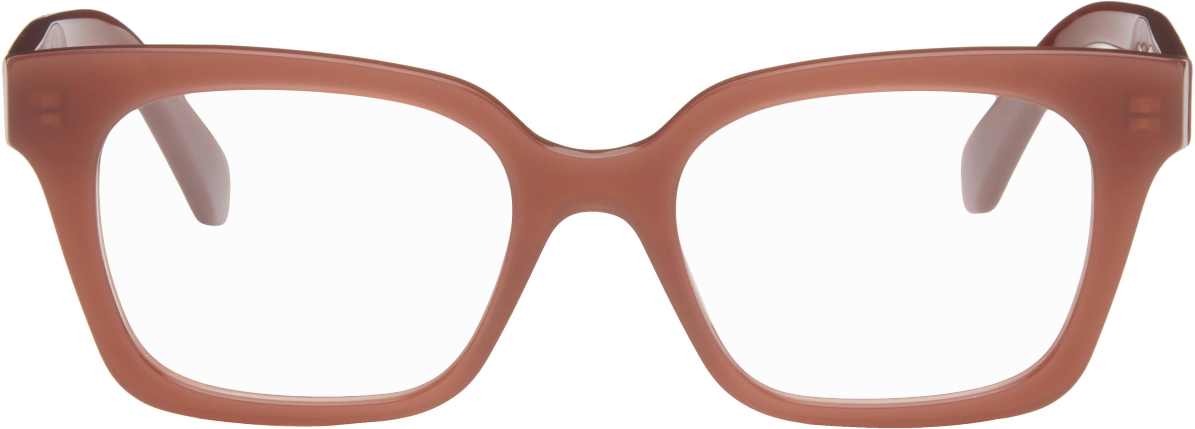 Pink Anagram Glasses by LOEWE