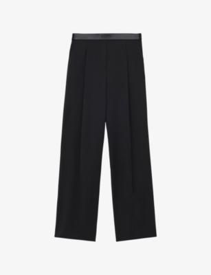 Pleated Straight-Leg Wool Trousers by LOEWE