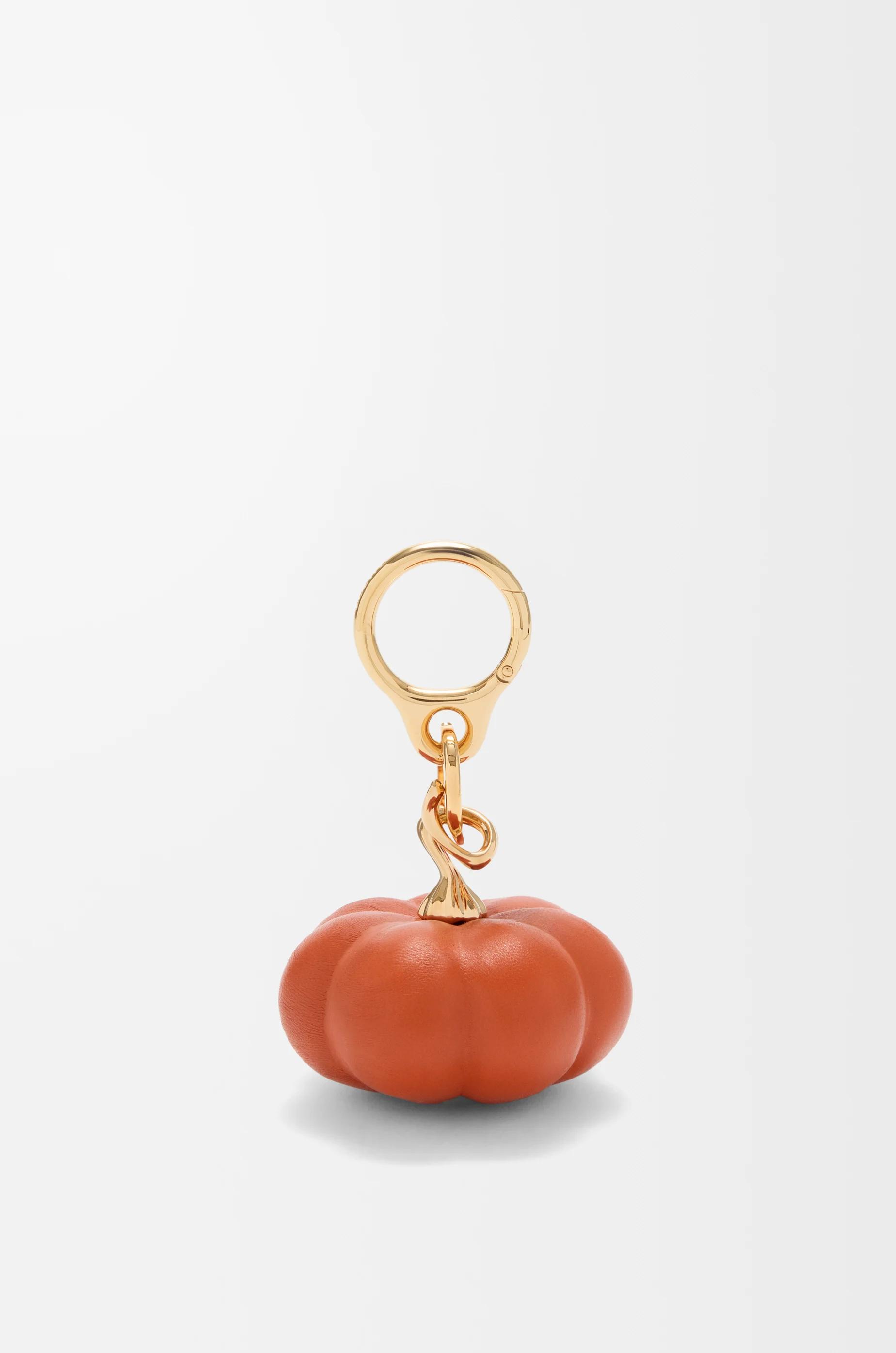 Pumpkin charm in lambskin by LOEWE