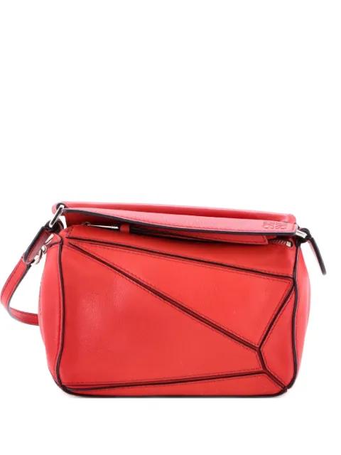 Puzzle Bag Leather Mini crossbody bag by LOEWE 