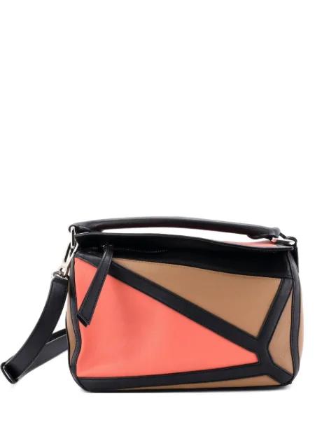 Puzzle Bag Leather Small satchel by LOEWE 