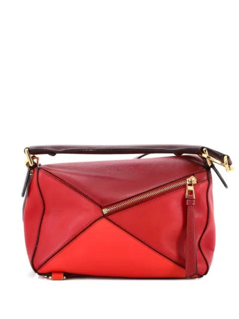 Puzzle Bag Leather Small satchel by LOEWE 