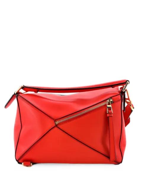 Puzzle Bag Leather Small satchel by LOEWE 