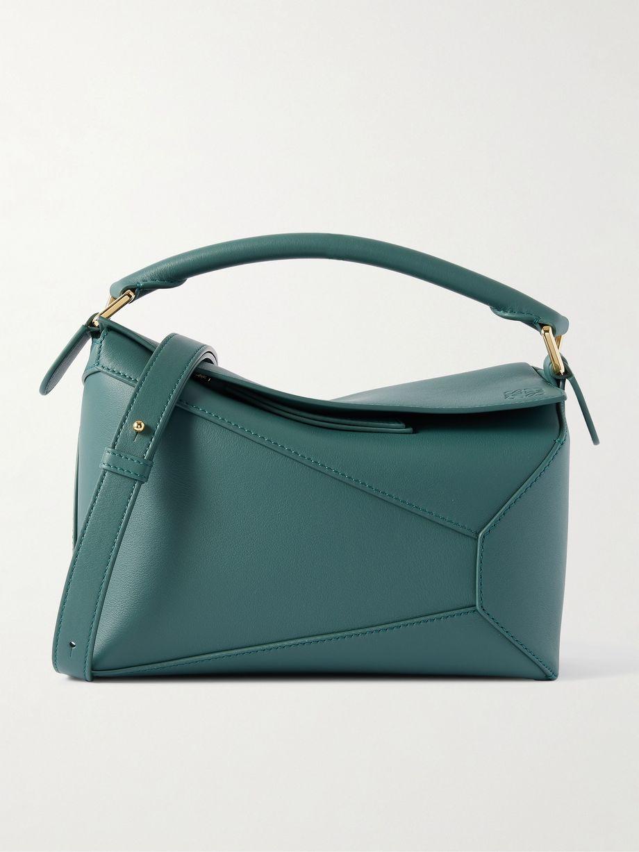 Puzzle Edge small leather shoulder bag by LOEWE