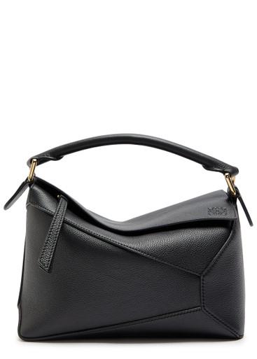 Puzzle Edge small leather top handle bag by LOEWE