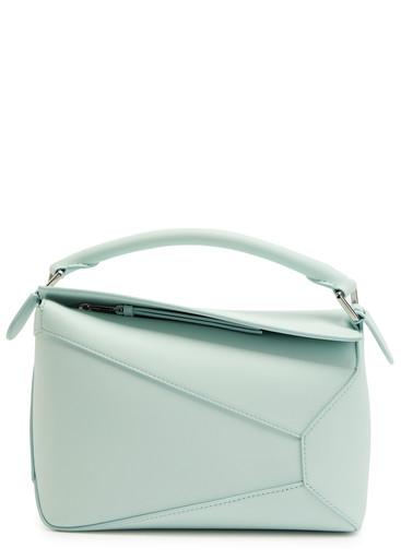 Puzzle Edge small leather top handle bag by LOEWE