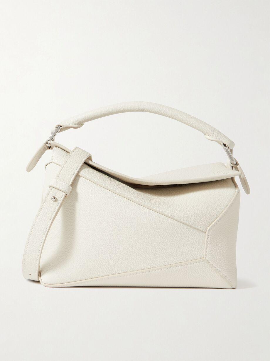 Puzzle Edge small textured-leather shoulder bag by LOEWE