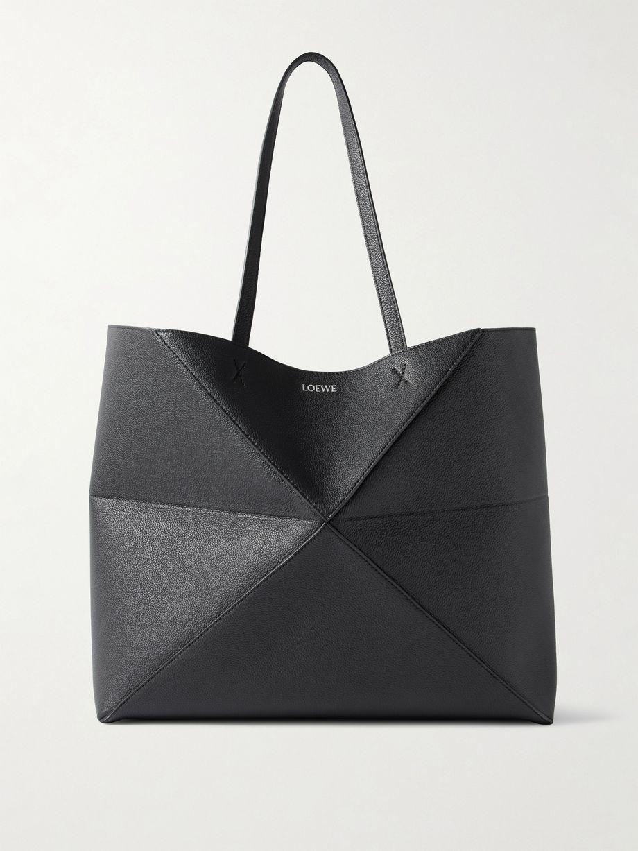 Puzzle Fold Horizontal large textured-leather tote by LOEWE