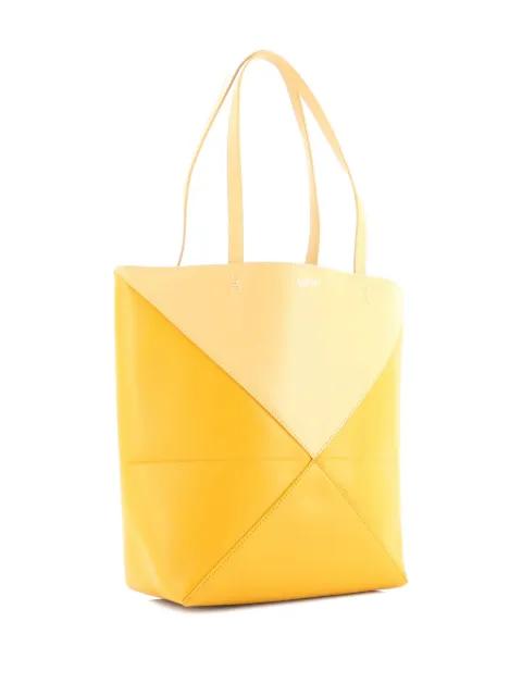 Puzzle Fold Leather Medium tote bag by LOEWE 