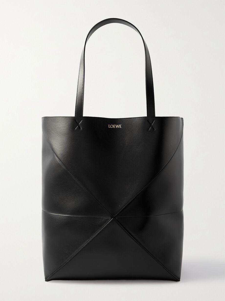 Puzzle Fold convertible large leather tote by LOEWE