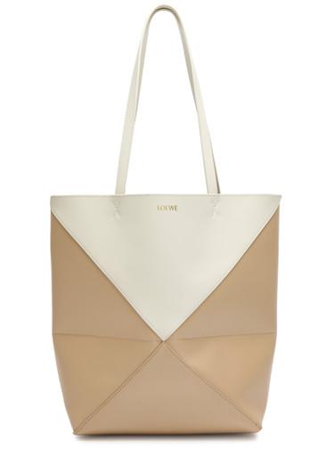 Puzzle Fold medium leather tote by LOEWE