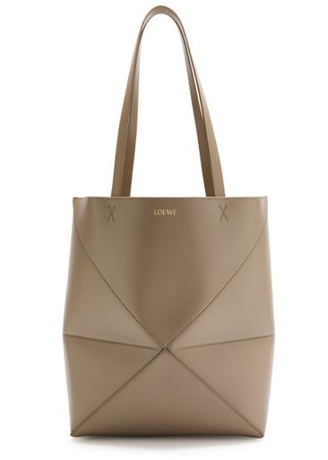 Puzzle Fold medium leather tote by LOEWE