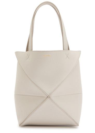 Puzzle Fold mini leather tote bag by LOEWE